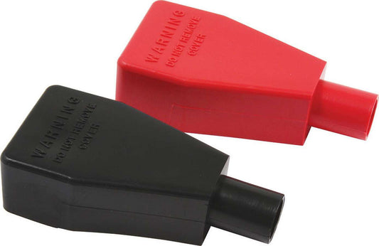 Allstar Performance Battery Terminal Covers Red/Black 1pr ALL76150