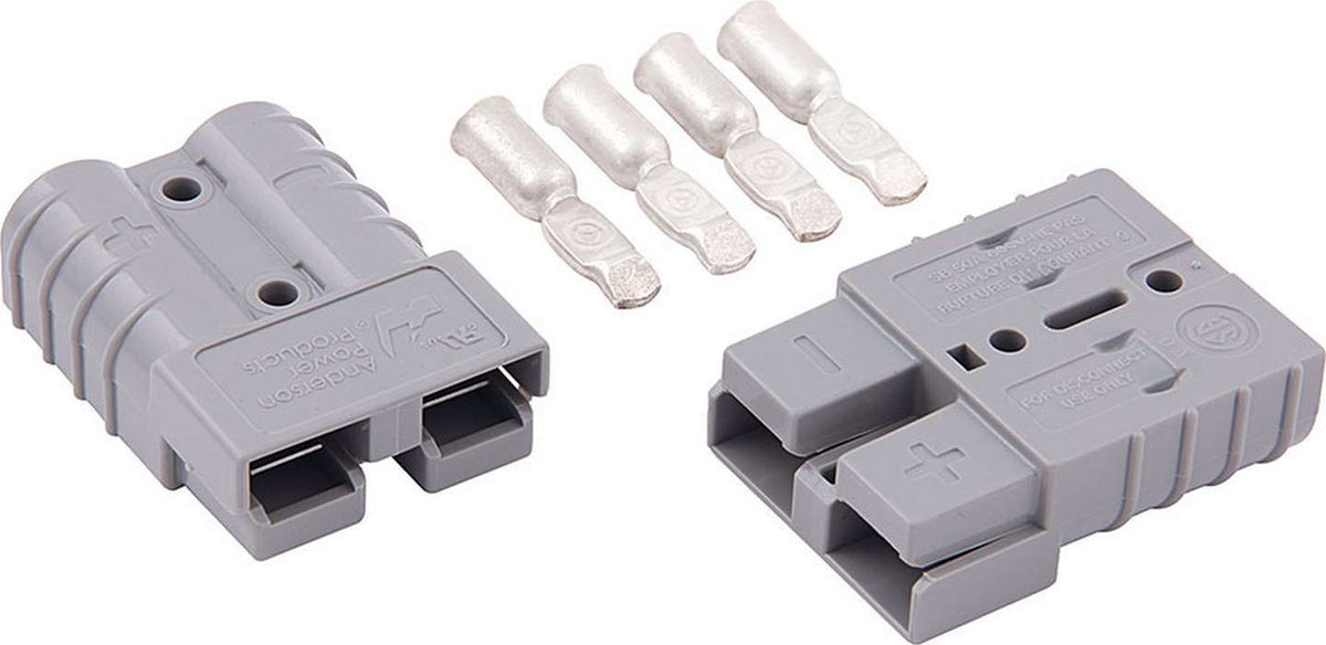 Allstar Performance Battery Quick Disconnect 50 Amp Gray 1pr ALL76320