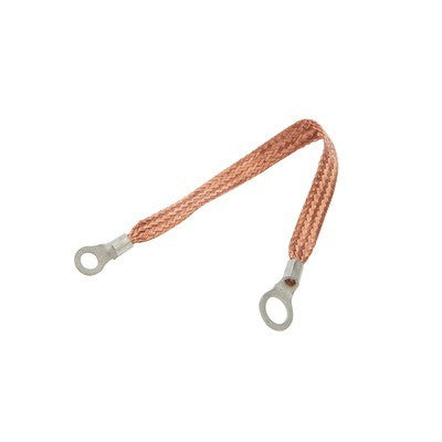 Allstar Performance Copper Ground Strap 24in with 1/4in and 3/8in Ring ALL76329-24