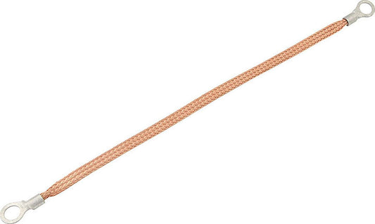 Allstar Performance Copper Ground Strap 12in w/ 3/8in Ring Terminals ALL76330-12