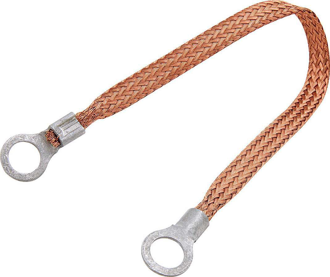 Allstar Performance Copper Ground Strap 18in with 3/8in Ring Terminals ALL76330-18