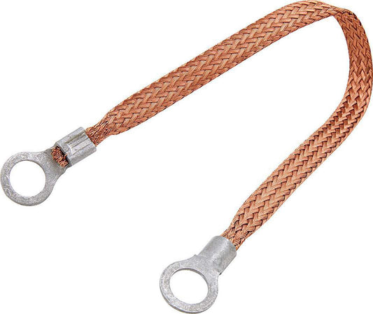 Allstar Performance Copper Ground Strap 9in w/ 3/8in Ring Terminals ALL76330-9