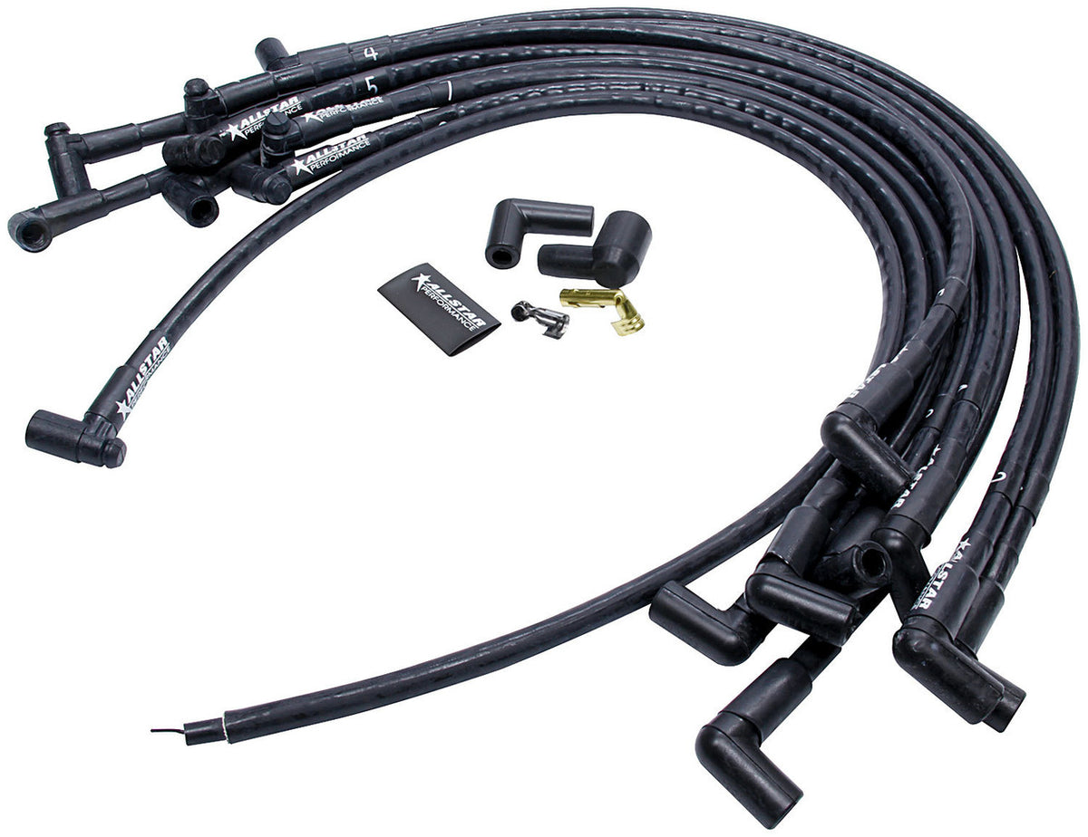 Allstar Performance Spark Plug Race Wire Set Over V/C with Sleeving ALL81371