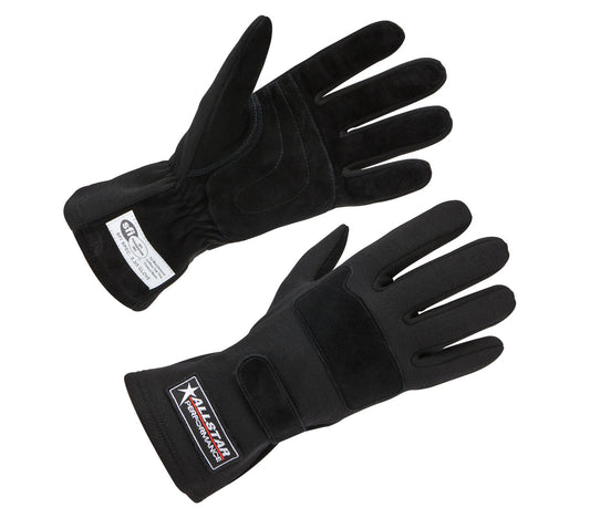 Allstar Performance Racing Gloves SFI 3.3/5 D/L Black X-Large ALL915015