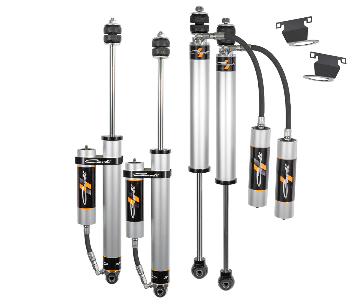 Carli Suspension CS-DLVLSPKG-CS20RR-A 2.0 in Remote Reservoir 2.5 in Shocks for 2014-2025 Ram 2500 Diesel 4x4