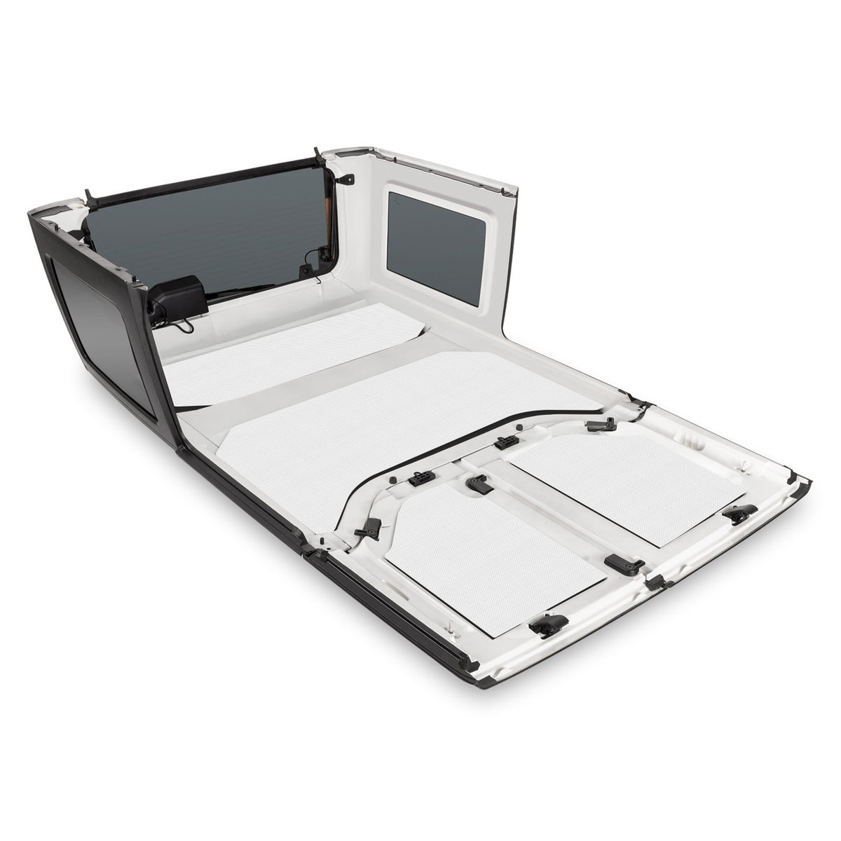 DEI for 2007-2010 Jeep Wrangler JK 4-Door Boom Mat Headliner - 4 Piece - White