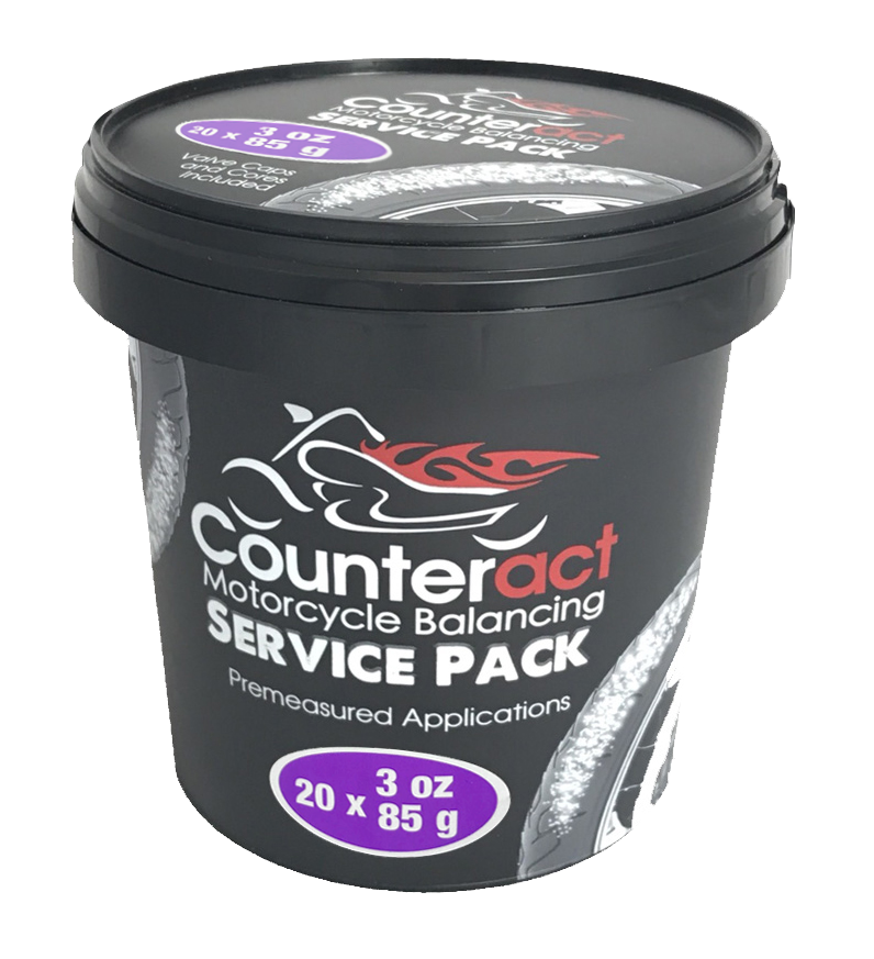 Counteract MKSP3 Motorcycle Balancing Bead Service Bucket (20) 3oz Bags