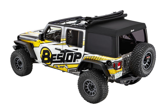 Bestop 18-26 for Jeep Wrangler JL 4-Door Supertop Ultra (Premium Black Twill)