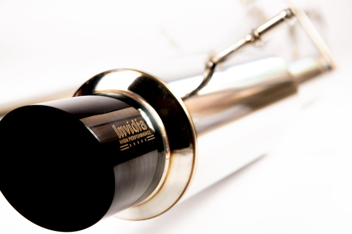 Invidia HS15STIGM4SB 11-21 Subaru WRX/STI Sedan Gemini R400 Single Layer Black tip Cat-back Exhaust