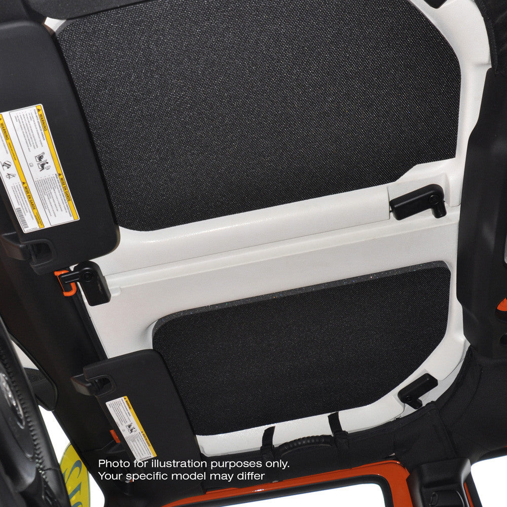 DEI for 2011-2018 Jeep Wrangler JK 4-Door Boom Mat Complete Headliner Kit - 6 Piece - Gray