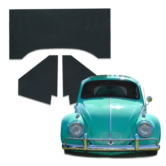 DEI for 1950-1972 Volkswagen Beetle 3-Piece Firewall Heat Shield - Black (Non-Adhesive)