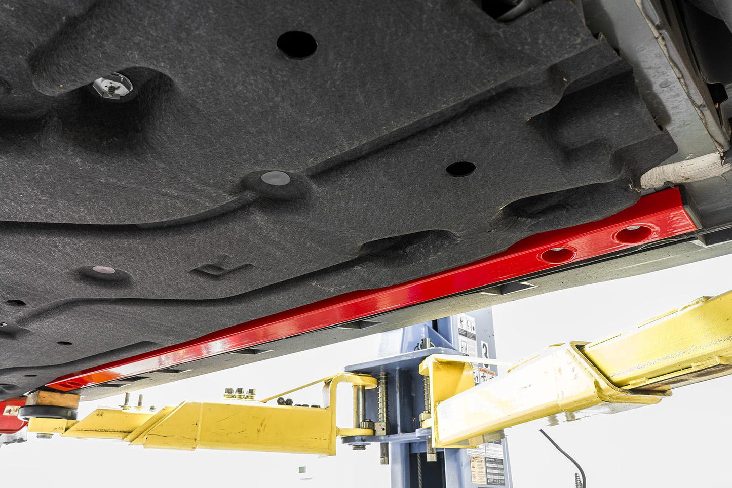 BMR Suspension 24-26 Ford Mustang Chassis Jacking Rails - Black Hammertone