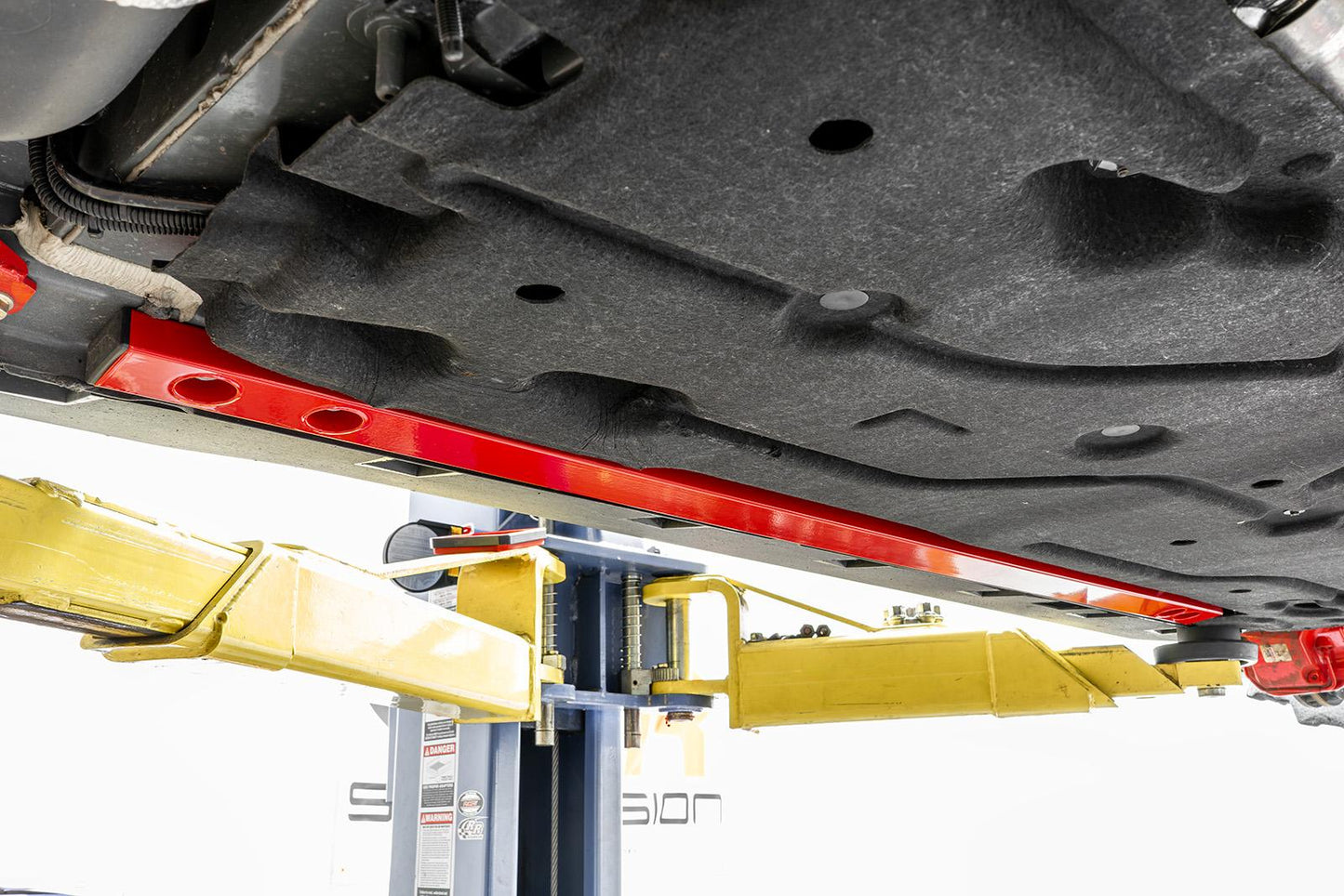BMR Suspension 24-26 Ford Mustang Chassis Jacking Rails - Black Hammertone