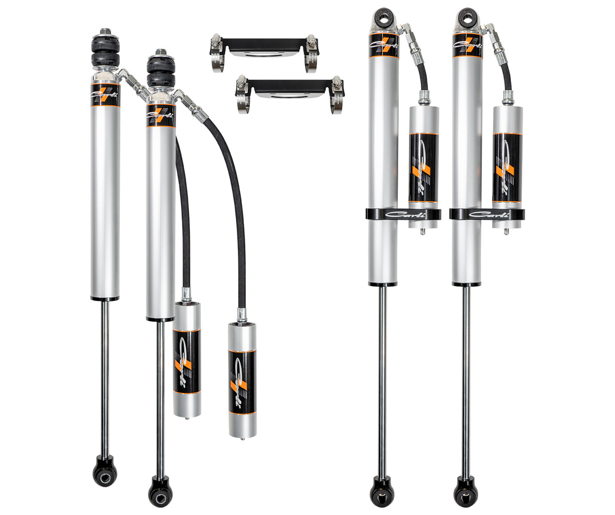 Carli Suspension AS-F45SPKG-CS20RR-A 2.0 in Remote Reservoir 4.5/5.5 in Shocks for 2005-2026 Ford F-250 / F-350 Super Duty 4x4