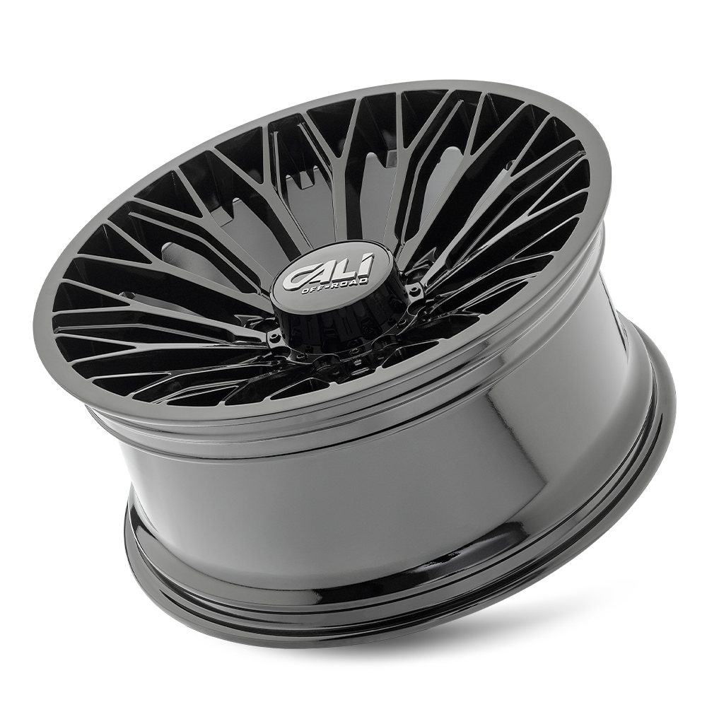 Cali Off-Road Evoke 9119 22x10 8x165.1 -19mm Gloss Black Wheel 9119-22181GB-19