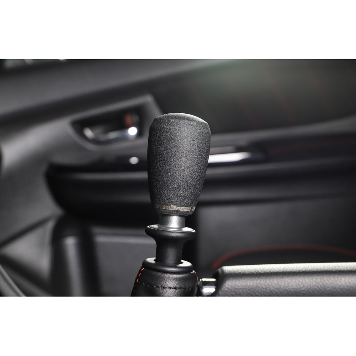 GrimmSpeed GRM380001 Shift Knob Stainless Steel for Subaru 5 Speed and 6 Speed Manual Transmission - Black