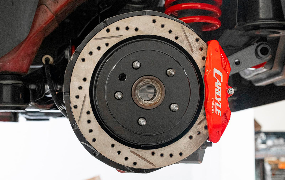 BMR 2010-2015 Chevrolet Camaro 15in Conversion Kit with Drilled & Slotted & Red Calipers