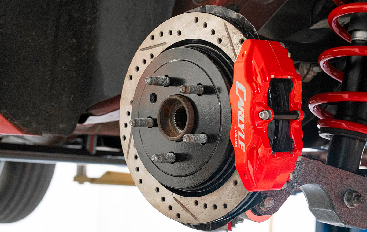 BMR 2010-2015 Chevrolet Camaro 15in Conversion Kit with Drilled & Slotted & Red Calipers