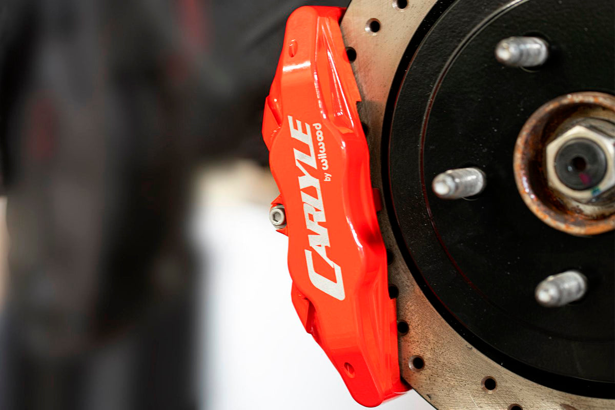 BMR 2016-2024 Chevrolet Camaro 15in Conversion Kit with Drilled & Slotted Rotors & Red Calipers