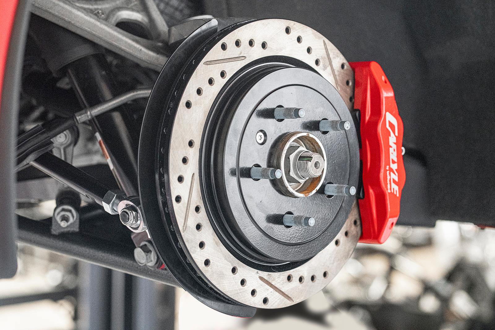 BMR 14-19 Chevrolet Corvette 15in Conversion Kit w/ Drilled & Slotted Rotors & Red Calipers