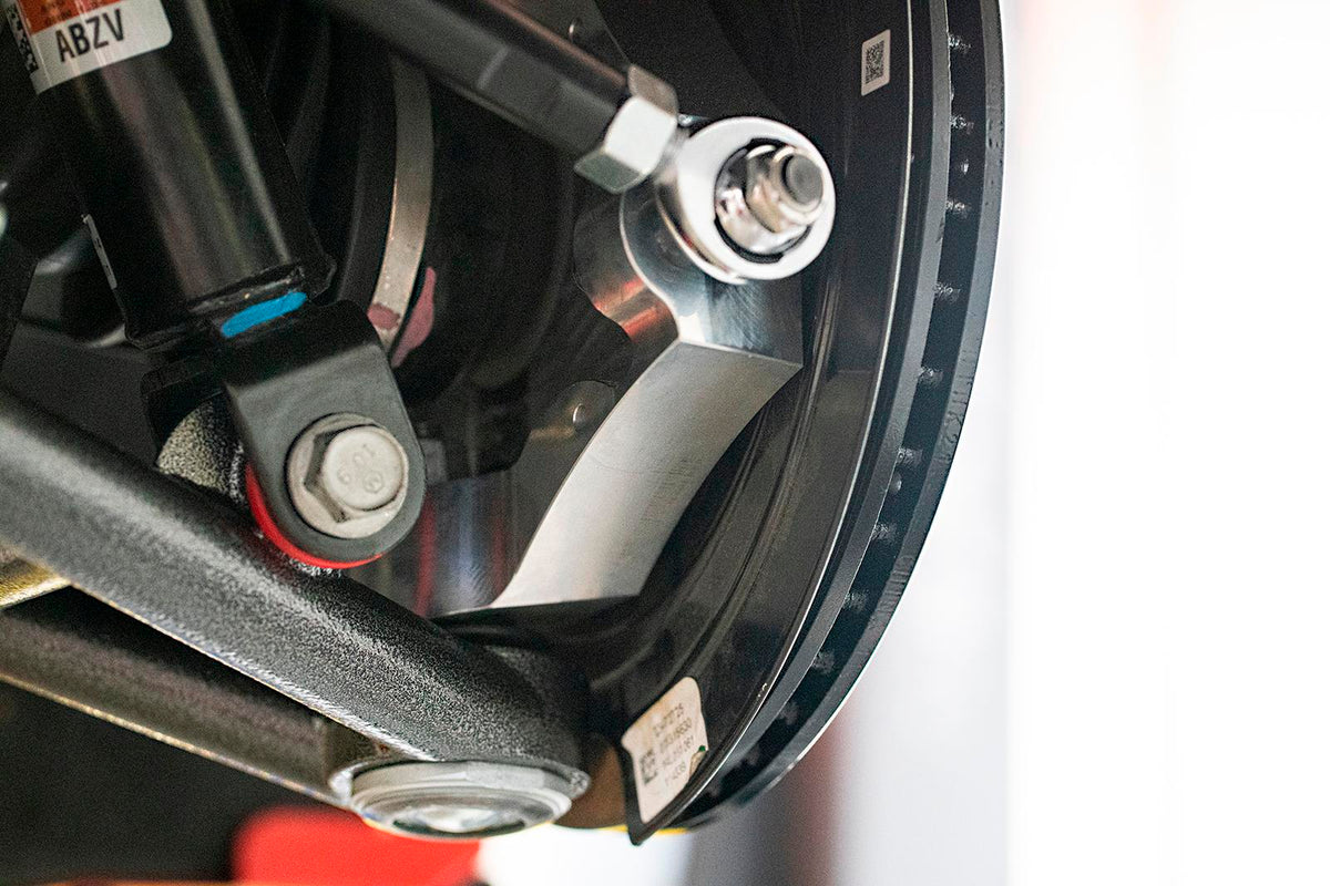 BMR 2014-2019 Chevrolet Corvette 17in Conversion Kit with Drilled & Slotted Rotors & Black Calipers