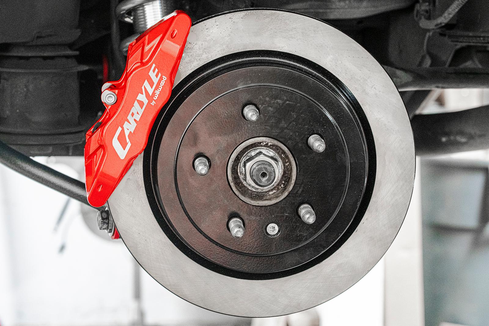 BMR 08-14 Cadillac CTS-V 15in Conversion Kit w/ Solid Rotors & Red Calipers