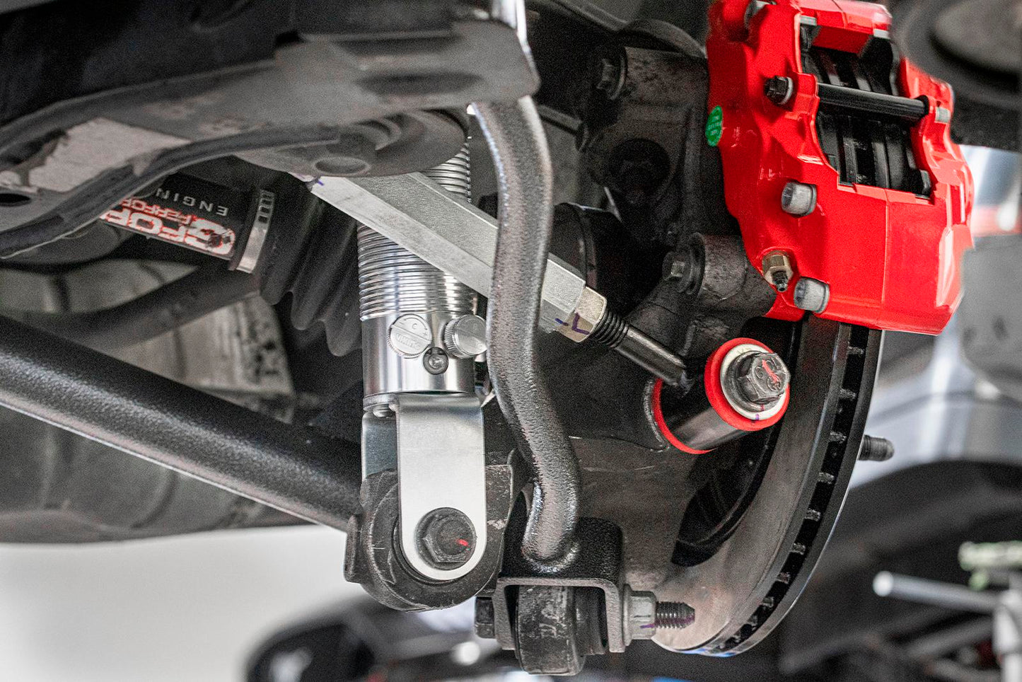 BMR 08-14 Cadillac CTS-V 15in Conversion Kit w/ Solid Rotors & Red Calipers