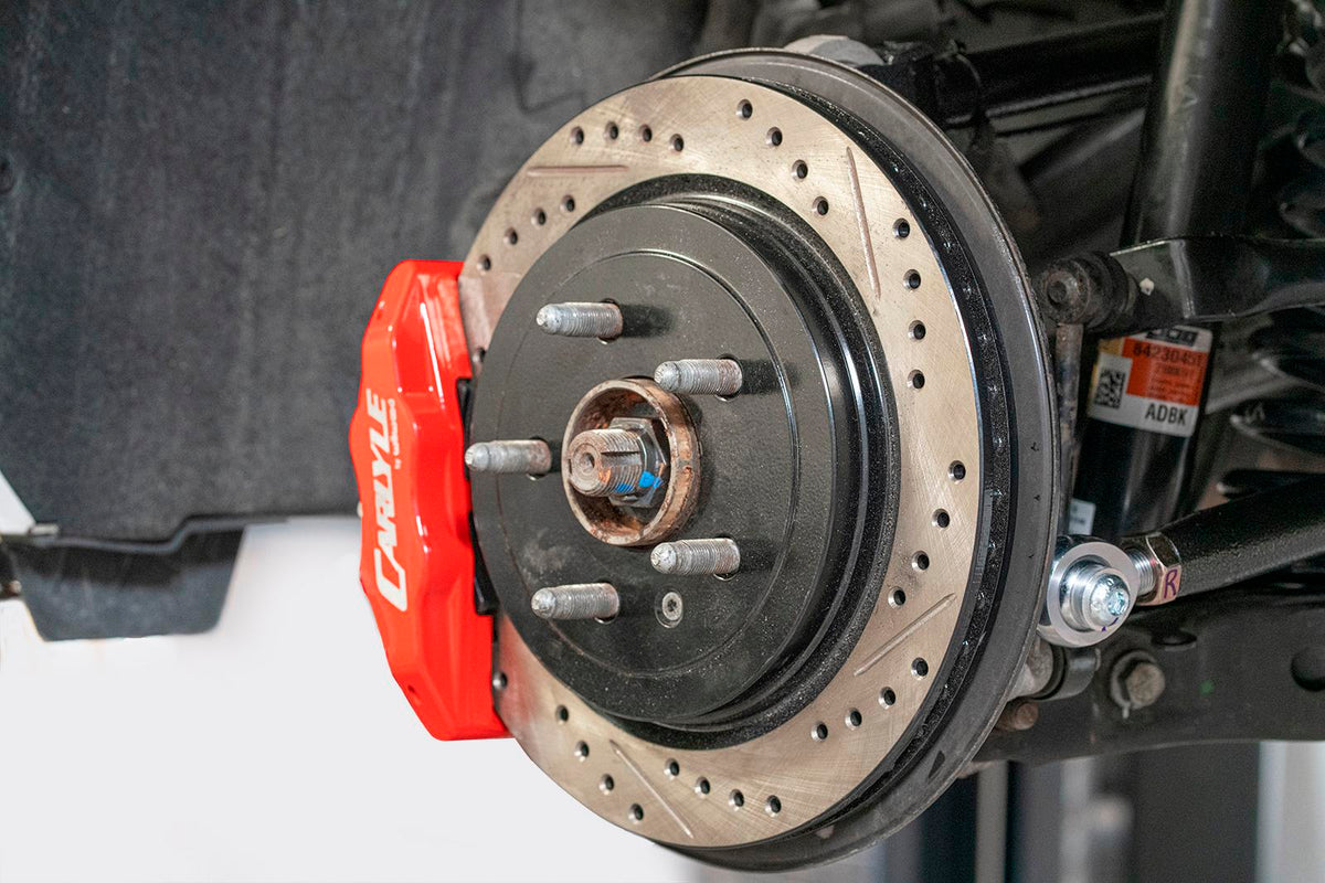 BMR 2015-2019 Cadillac CTS-V 15in Conversion Kit with Drilled & Slotted Rotors & Red Calipers