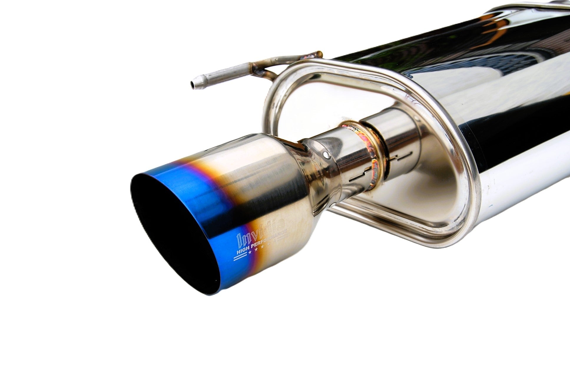 Invidia HS07IG4G3T 07-Up Infiniti G35/G37 Sedan Q300 Dual Single Layer Titanium tip Cat-back Exhaust