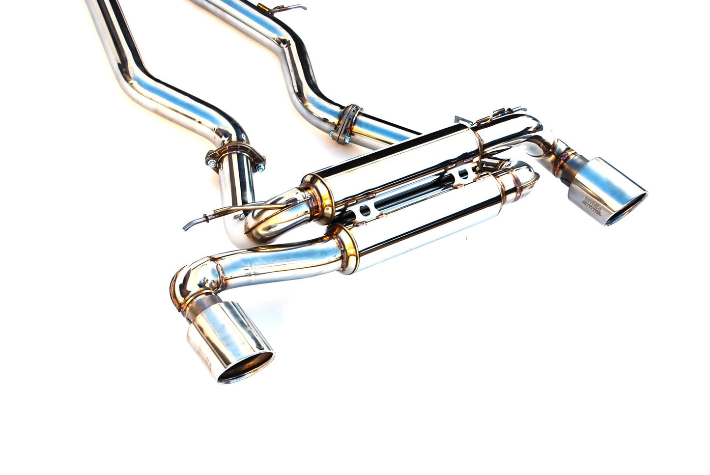 Invidia HS19TSP4VGM1RS 19-Up Toyota Supra 3.0T Gemini R400 Rolled S.S.Tips Cat-back Exhaust
