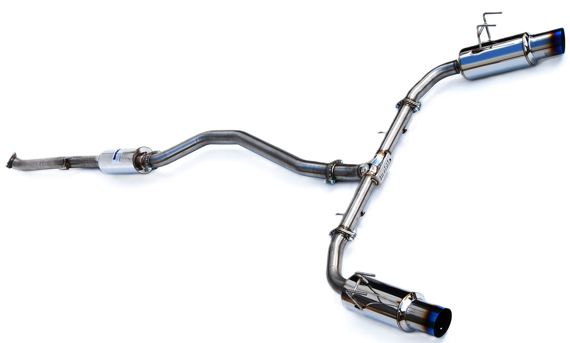 Invidia HS22HS4GD1STL 22-Up Honda Civic Si Integra Base Dual N1 Titanium tip Cat-back Exhaust