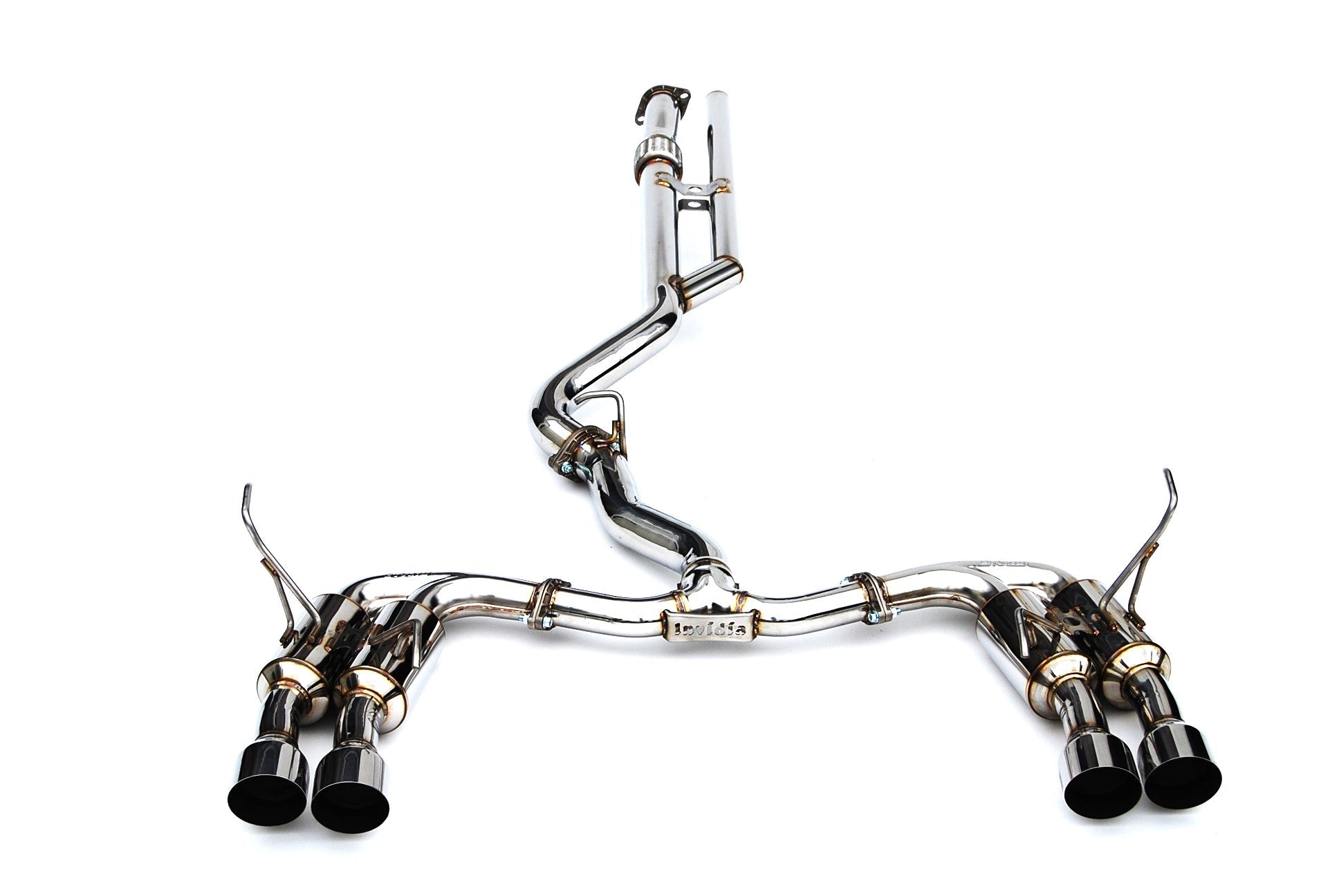 Invidia HS22WRXGM4SS 22-Up Subaru WRX Gemini R400 Quad S.S. Tips Cat-back Exhaust