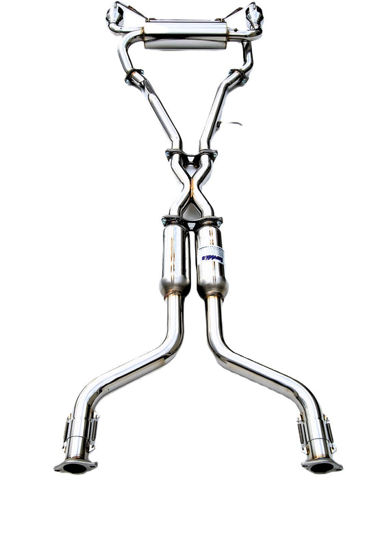 Invidia HS03IG3GIS 03-07 Infiniti G35 Coupe Gemini Rolled S.S. tip Cat-back Exhaust