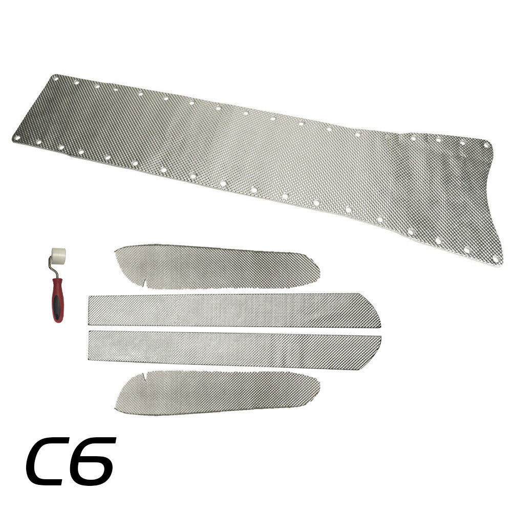DEI for 2005-2013 Chevrolet Corvette C6 Transmission Tunnel Heat Shield Complete Kit