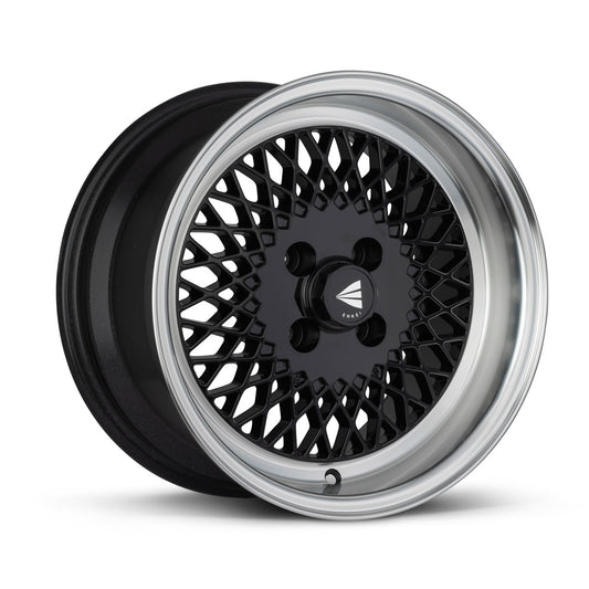 Enkei92 Classic Line 15x8 25mm Offset 4x100 Bolt Pattern Black Wheel