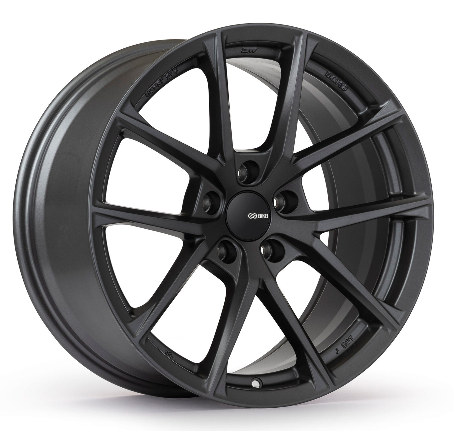 Enkei Helix 18x9.5 / 5x114.3 BP / 38mm Offset / 72.6mm Bore - Gloss Gunmetal