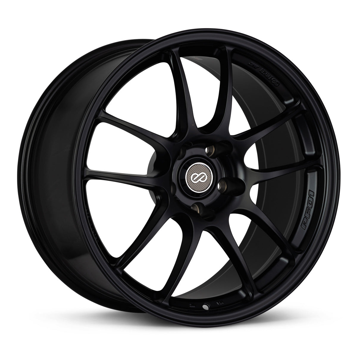 Enkei PF01 18x10.5 5x114.3 15mm Offset 75mm Bore Black Wheel