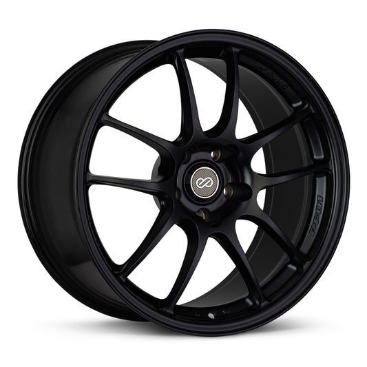 Enkei PF01 18x10.5 5x114.3 15mm Offset 75mm Bore Black Wheel