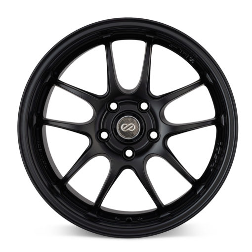 Enkei PF01SS 17x9 5x114.3 60mm Offset 75mm Bore Diameter Matte Black Wheel
