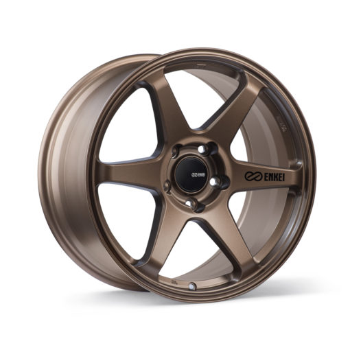 Enkei T6R 18x8.5 45mm Offset 5x100 Bolt Pattern 72.6 Bore Matte Bronze Wheel