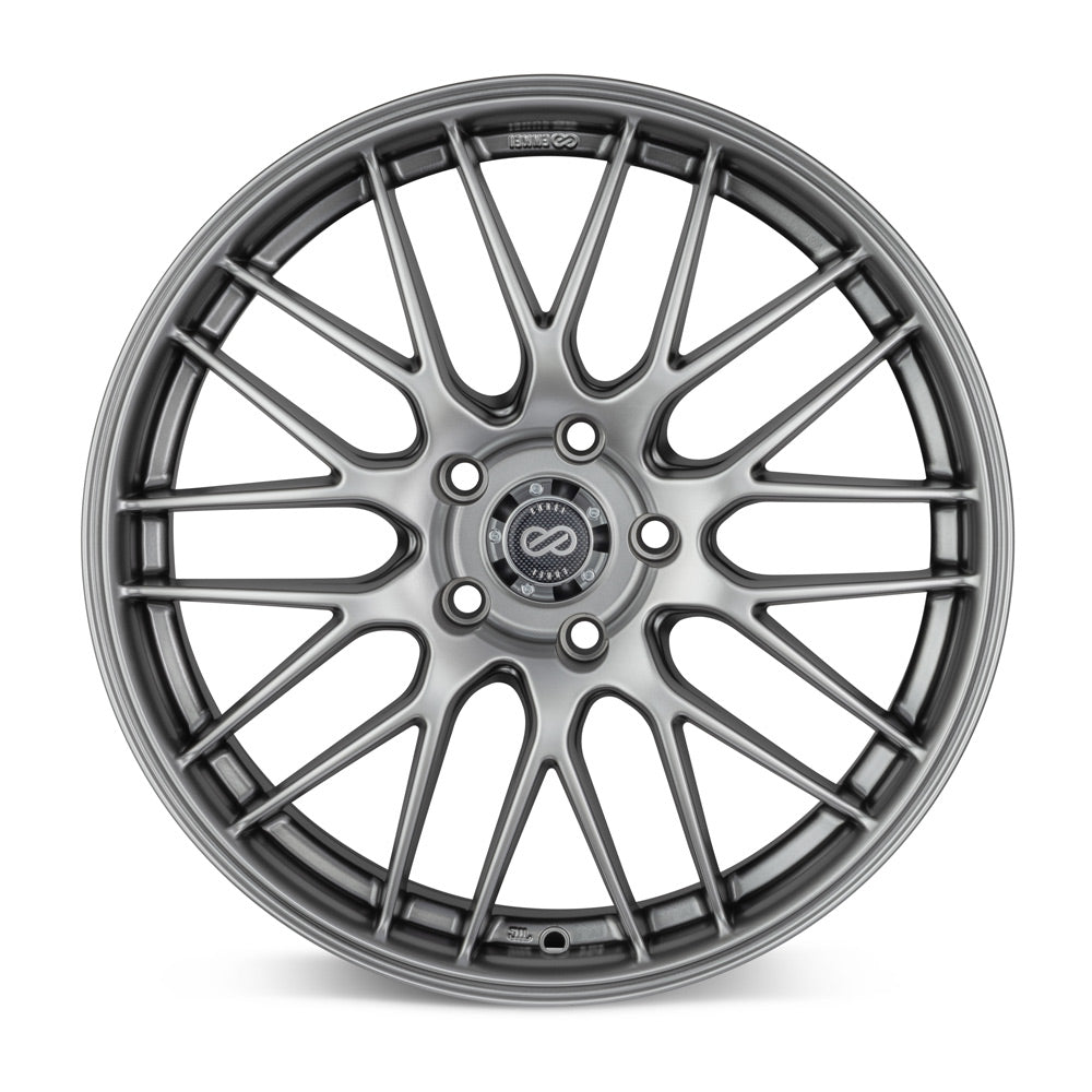 Enkei EKM3 18x8 5x112 Bolt Pattern 35mm Offset 72.6 Bore Dia Performance Hyper Silver Wheel