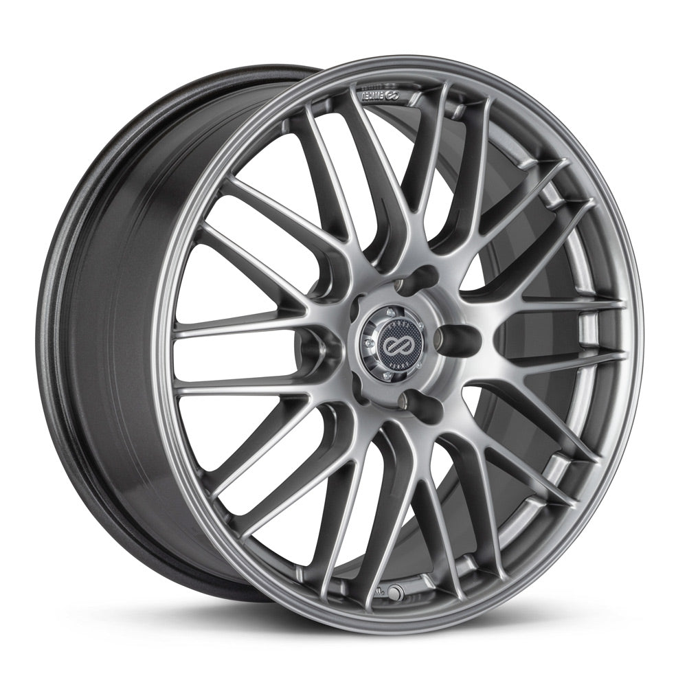 Enkei EKM3 17x7 5x114.3 38mm Offset 72.6 Bore Diameter Hyper Silver Wheel