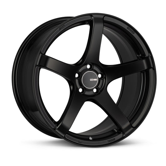 Enkei Kojin 18x9.5 30mm Offset 5x114.3 Bolt Pattern 72.6mm Bore Dia Matte Black Wheel