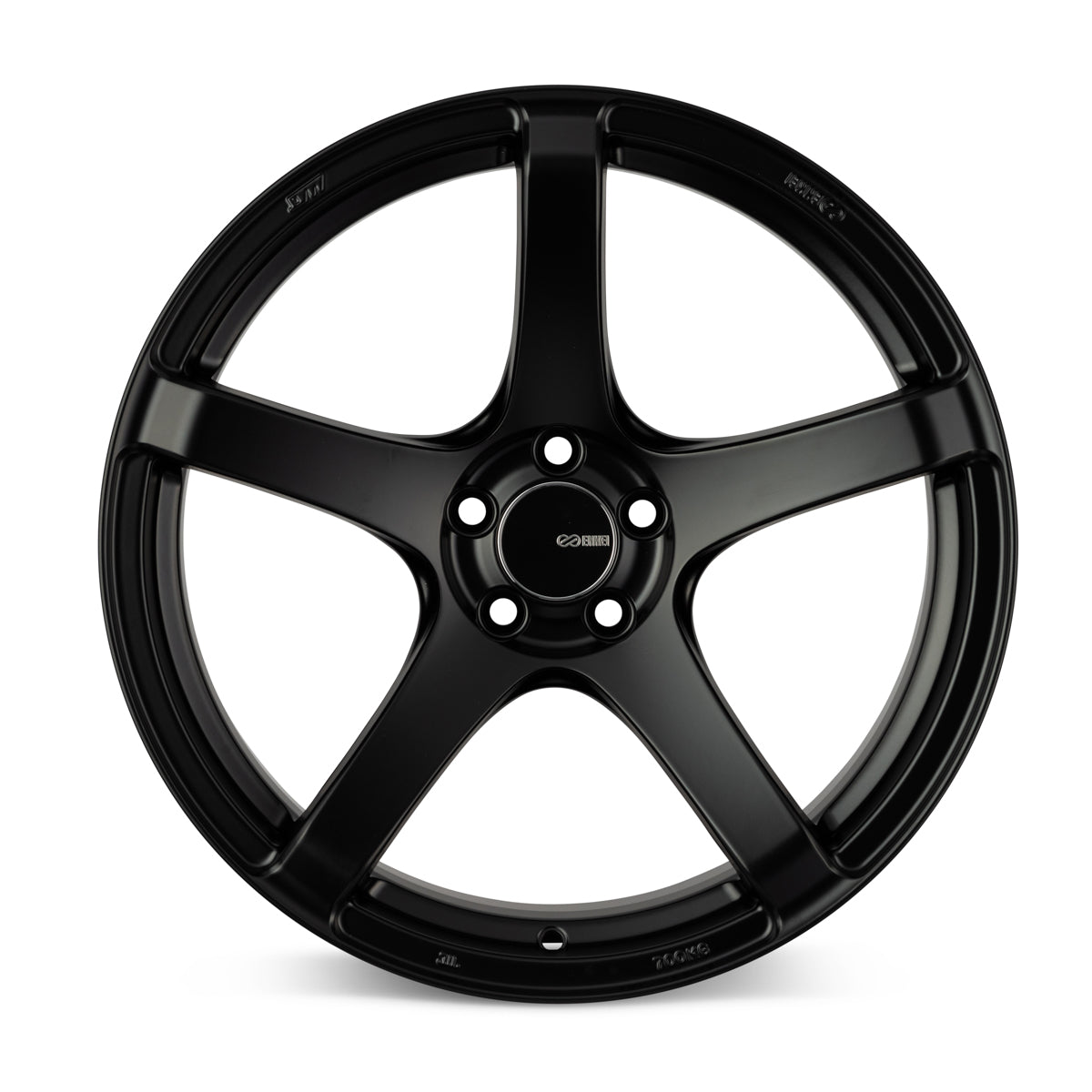 Enkei Kojin 17x8 35mm Offset 5x114.3 Bolt Pattern 72.6mm Bore Dia Matte Black Wheel