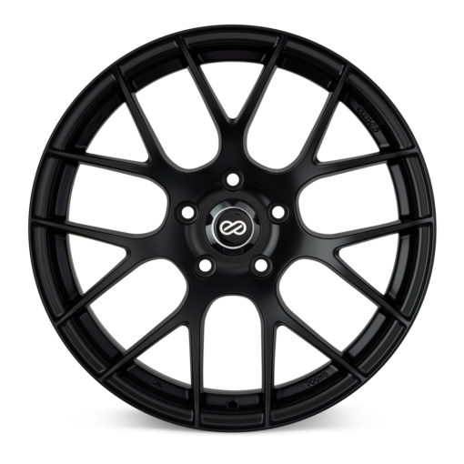 Enkei Raijin 18x8 40mm Offset 5x114.3 Bolt Pattern 72.6 Bore Diameter Matte Black Wheel