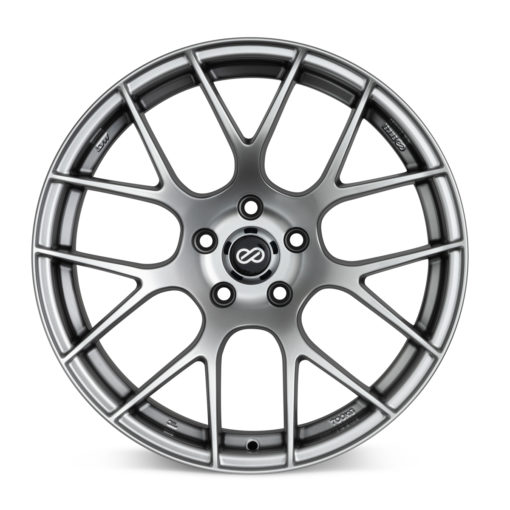 Enkei Raijin 18x8.5 45mm Offset 5x100 Bolt Pattern 72.6 Bore Diameter Hyper Silver Wheel