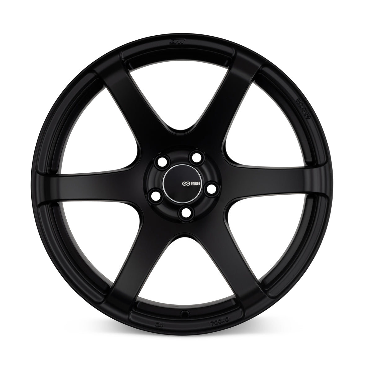 Enkei T6S 18x9.5 45mm Offset 5x100 Bolt Pattern 72.6 Bore Matte Black Wheel