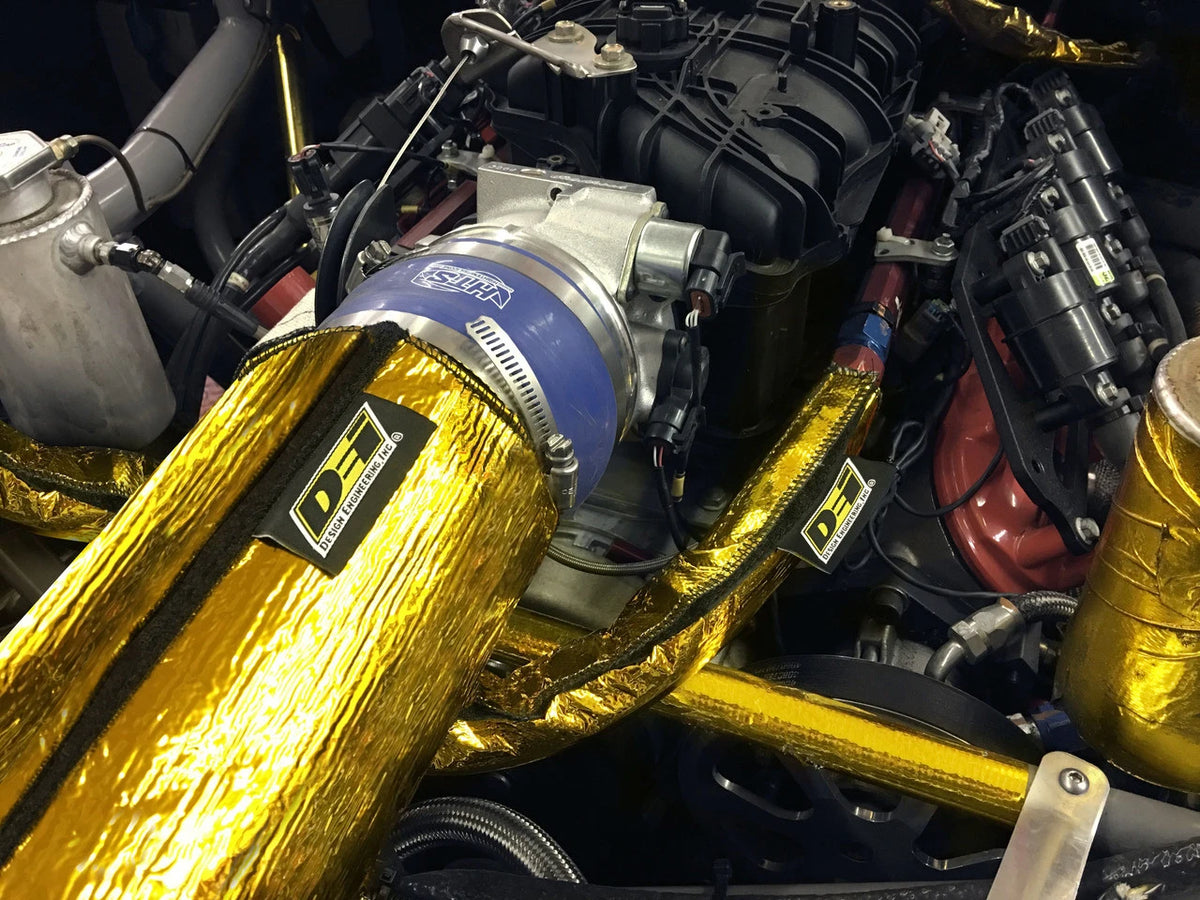 DEI Heat Shroud 1/2in to 1-1/4in I.D. x 3ft - Gold