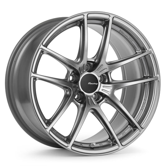 Enkei NVR5 17x8.5in / 5x114.3 BP / ET30 / 75mm Bore - Dark Hyper Silver Wheel