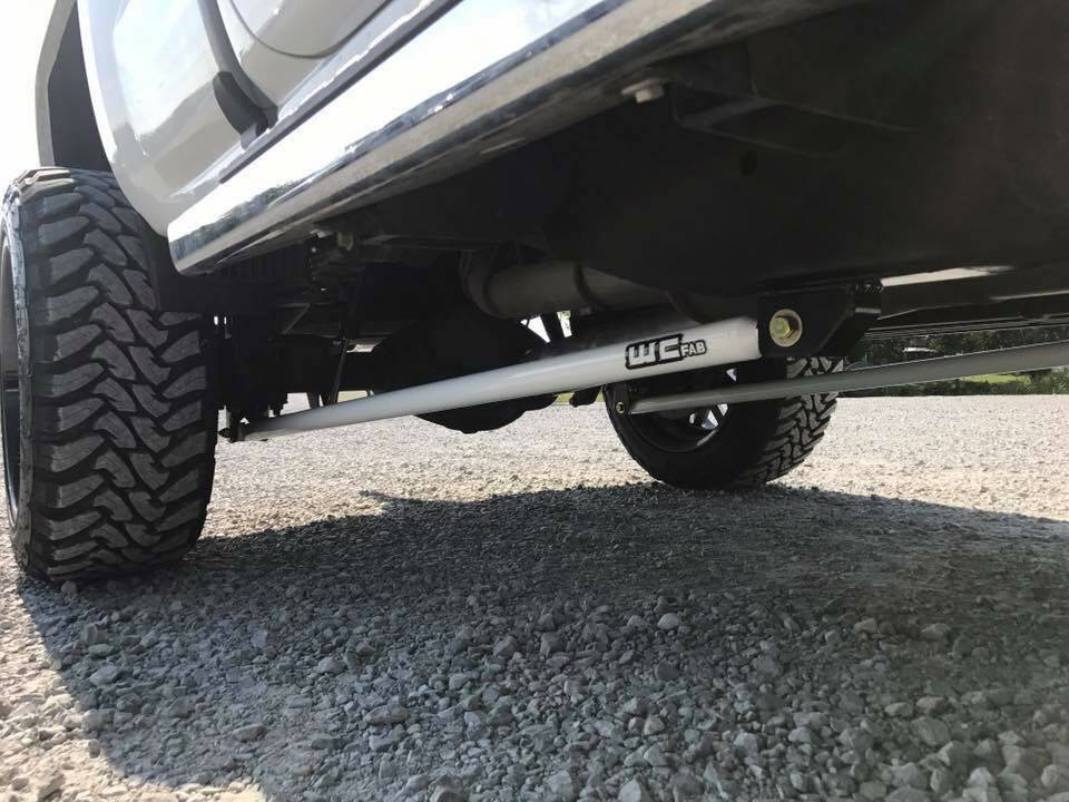 Wehrli Custom Fabrication WCF100851-RED RCLB/CCSB/ECSB 60in Traction Bar Kit WCFab Red for 2011-2019 Chevrolet Silverado / GMC Sierra 2500 HD / 3500 HD Duramax